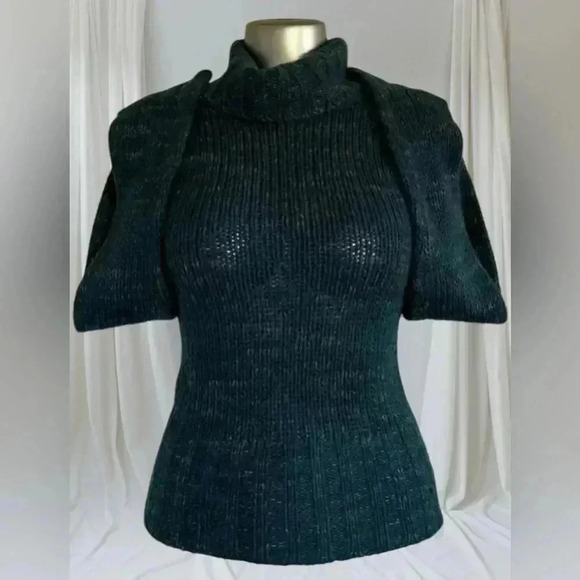 💟Teal Turtleneck Sweater - Picture 6 of 14